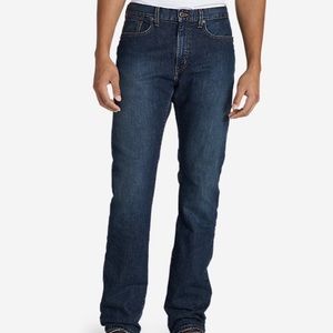 Eddie Bauer flannel lined straight fit jeans 32/30